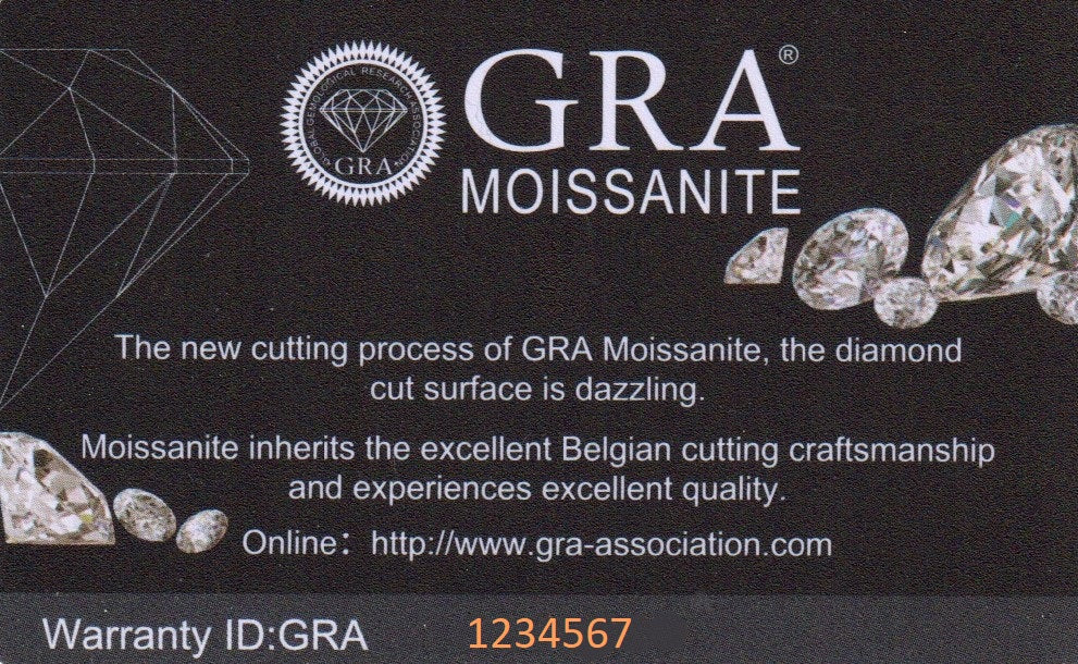 Ασημένια πιστοποιημένα σκουλαρίκια από Moissanite με βίδες