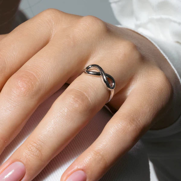 Sterling Silver 925 Infinity Ring - SSLR042