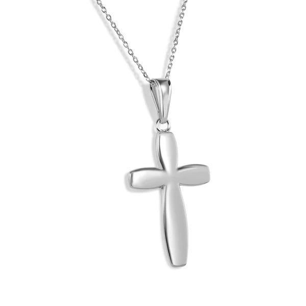 Sterling Silver 925 Cross Adjustable Necklace - SSLE049