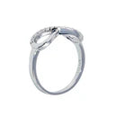 Sterling Silver 925 Clear CZ Infinity Ring - SSLR043