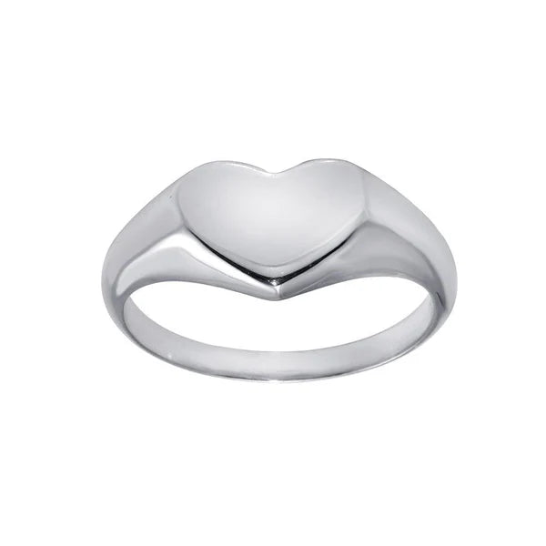 Sterling Silver 925 Heart Ring - SSLR008